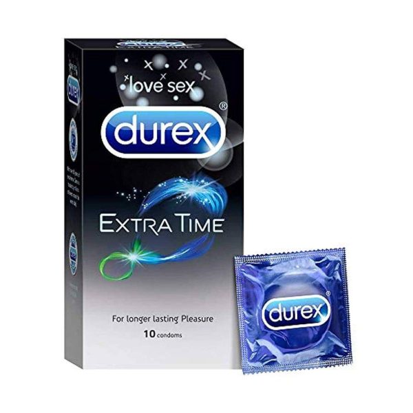 A2ZBDShop Durex Extra Time Condoms, 10pcs
