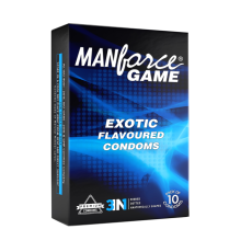 A2ZBDShop Manforce Game Exotic Flavoured 3-in-1 Condom – Ribbed, Dotted & Contoured Latex