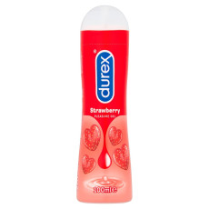A2ZBDShop Durex Play Strawberry Flavoured Lubricant Lube Gel 100 ml