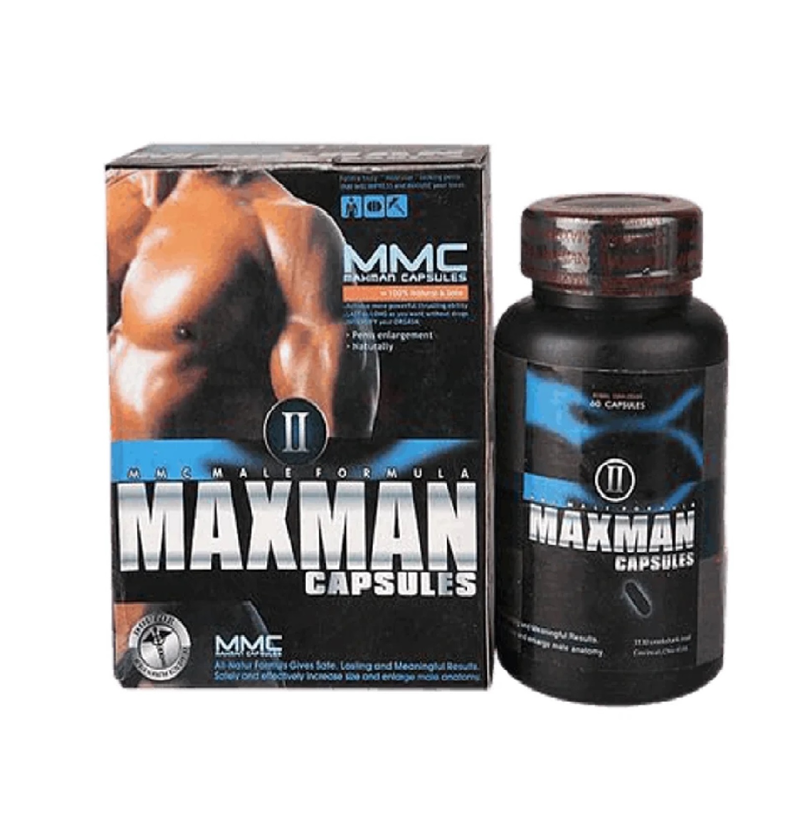 A2ZBDShop Maxman MMC II – Male Enhancement Food Supplement (60 Capsules