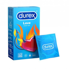 A2ZBDShop Durex Love Condoms ( EASY-ON ) With 12 Pcs