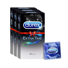 A2ZBDShop Durex Extra Time Condoms Combo 3 Pack - 30 Pcs